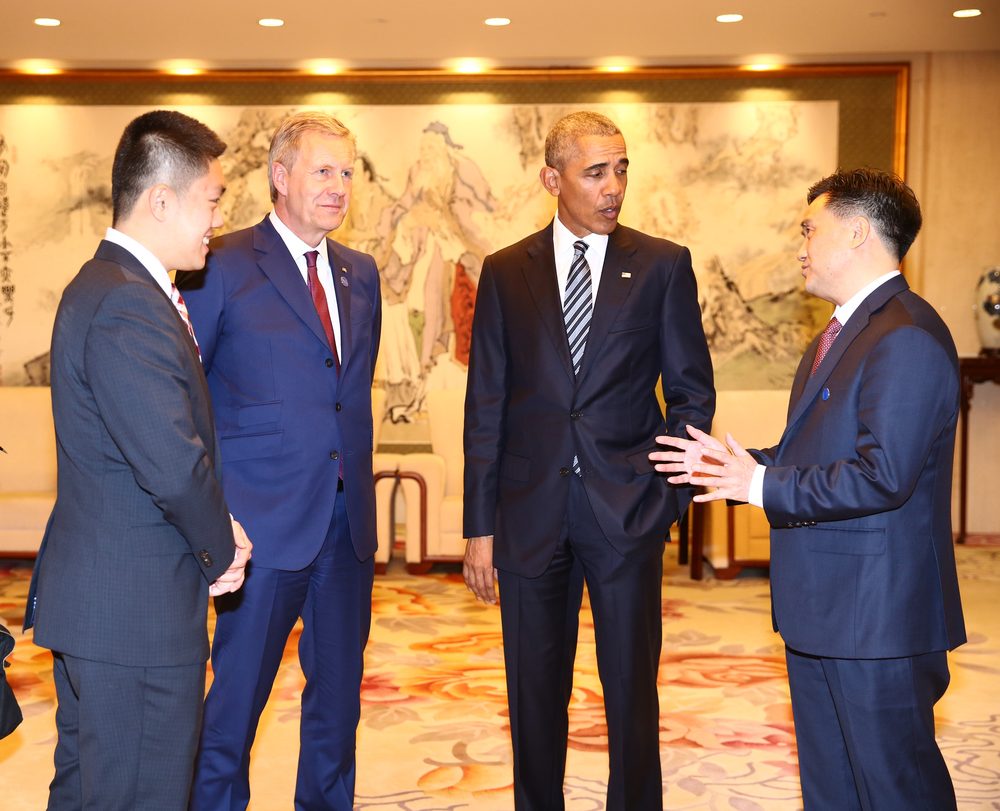 Reception with President Obama