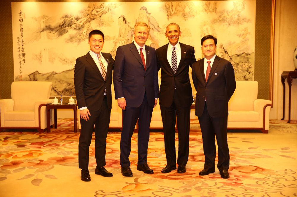 Presidents Obama and Wulff