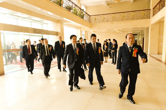 Delegation arrived at Guangxing